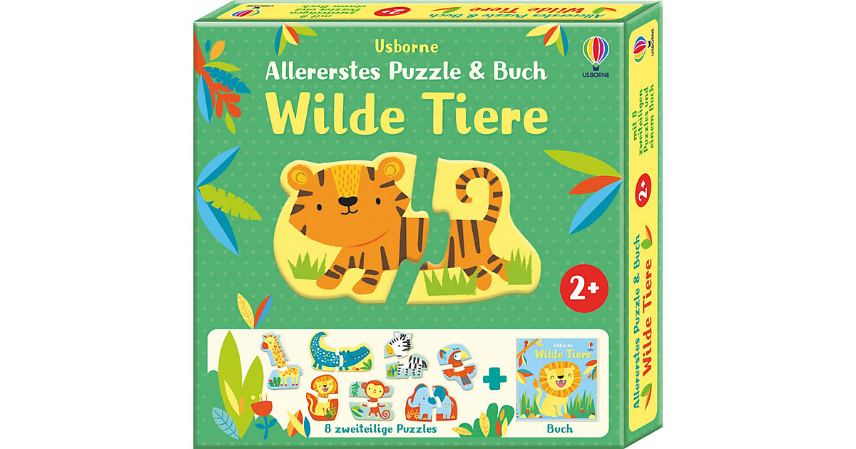 Buch - Allererstes Puzzle & Buch: Wilde Tiere Buch - Allererstes Puzzle & Buch: Wilde Tiere von Usborne Verlag