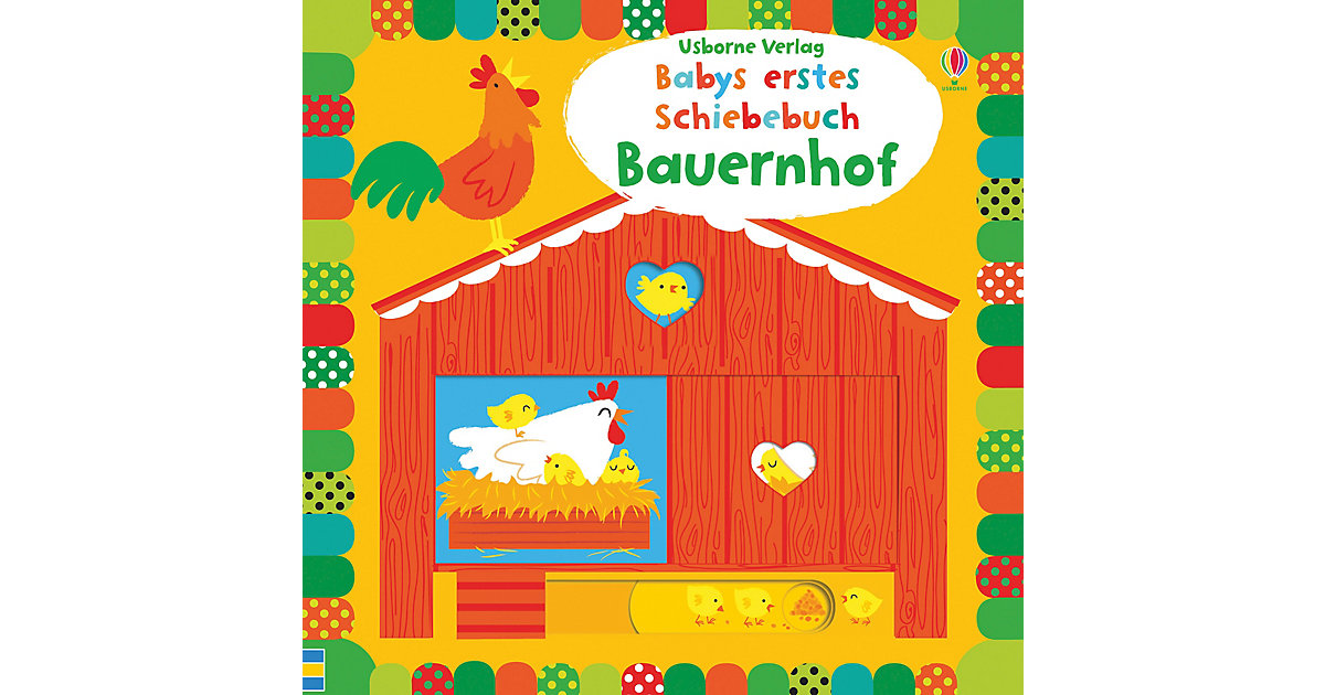 Buch - Babys erstes Schiebebuch: Bauernhof von Usborne Verlag