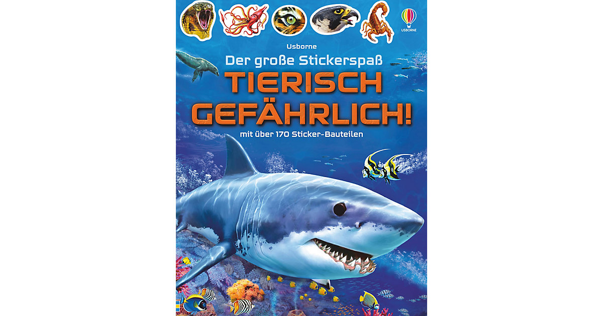 Buch - Der große Stickerspaß: Tierisch gefährlich! Buch - Der große Stickerspaß: Tierisch gefährlich! von Usborne Verlag