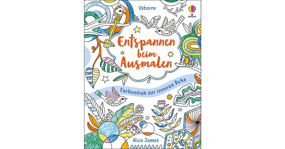 Buch - Entspannen beim Ausmalen Buch - Entspannen beim Ausmalen von Usborne Verlag