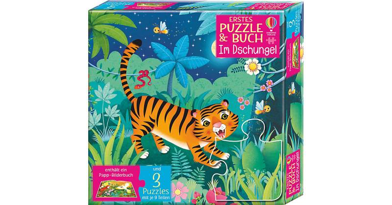 Buch - Erstes Puzzle und Buch: Im Dschungel von Usborne Verlag