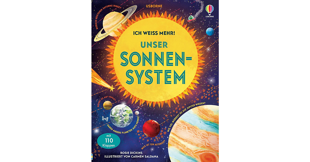 Buch - Ich weiß mehr! Unser Sonnensystem von Usborne Verlag