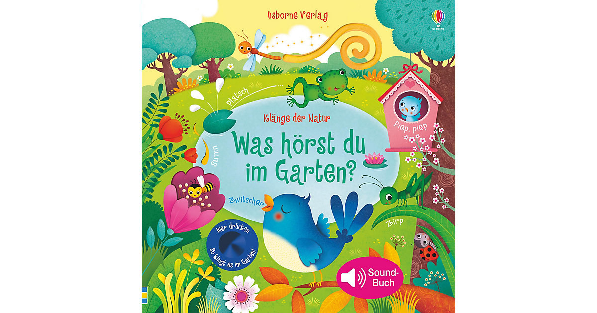 Buch - Klänge der Natur: Was hörst du im Garten?, Soundbuch mit Naturgeräuschen Buch - Klänge der Natur: Was hörst du im Garten?, Soundbuch mit Naturgeräuschen von Usborne Verlag