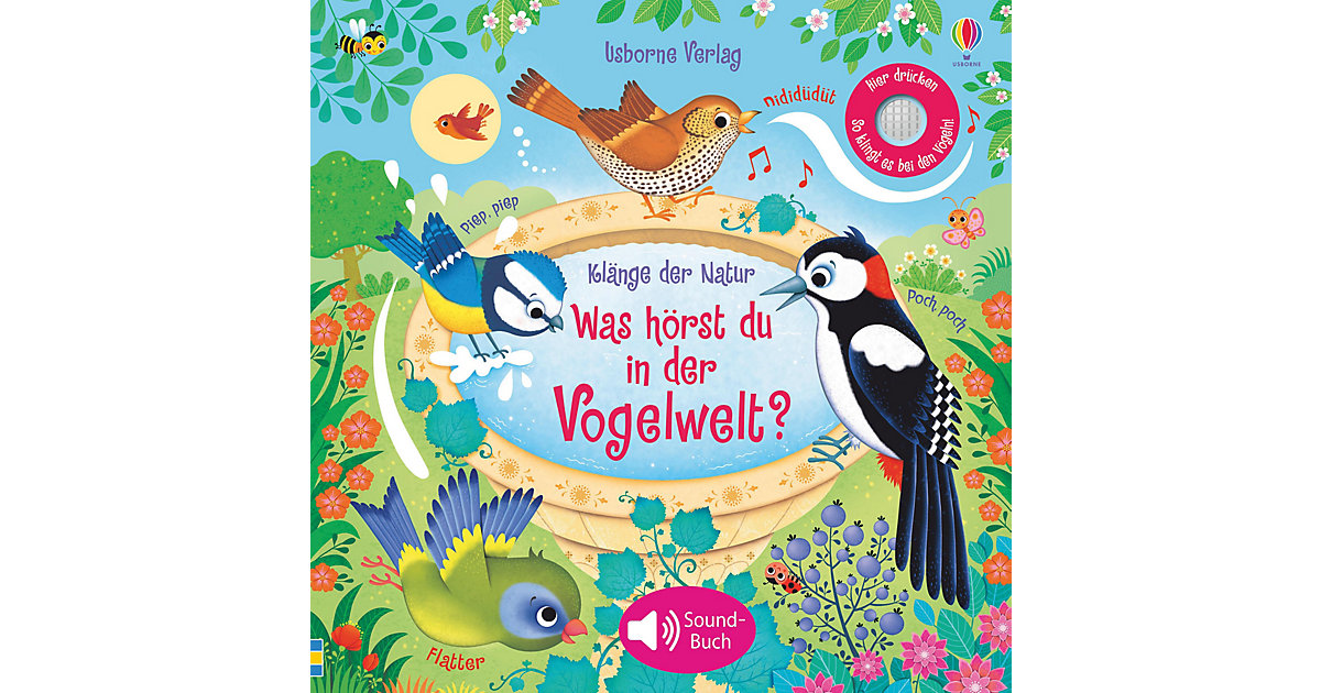 Buch - Klänge der Natur: Was hörst du in der Vogelwelt? Buch - Klänge der Natur: Was hörst du in der Vogelwelt? von Usborne Verlag