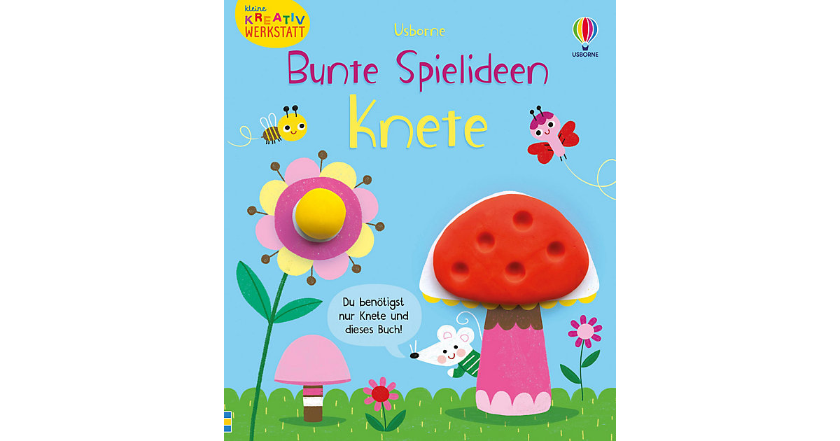 Buch - Kleine Kreativ-Werkstatt - Bunte Spielideen: Knete von Usborne Verlag