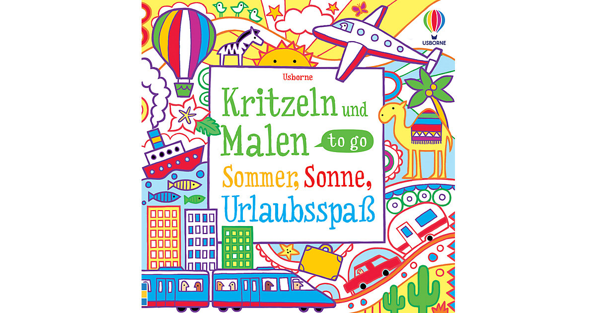 Buch - Kritzeln und Malen to go von Usborne Verlag