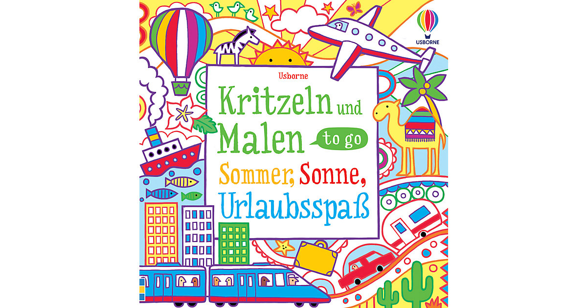 Buch - Kritzeln und Malen to go Buch - Kritzeln und Malen to go von Usborne Verlag