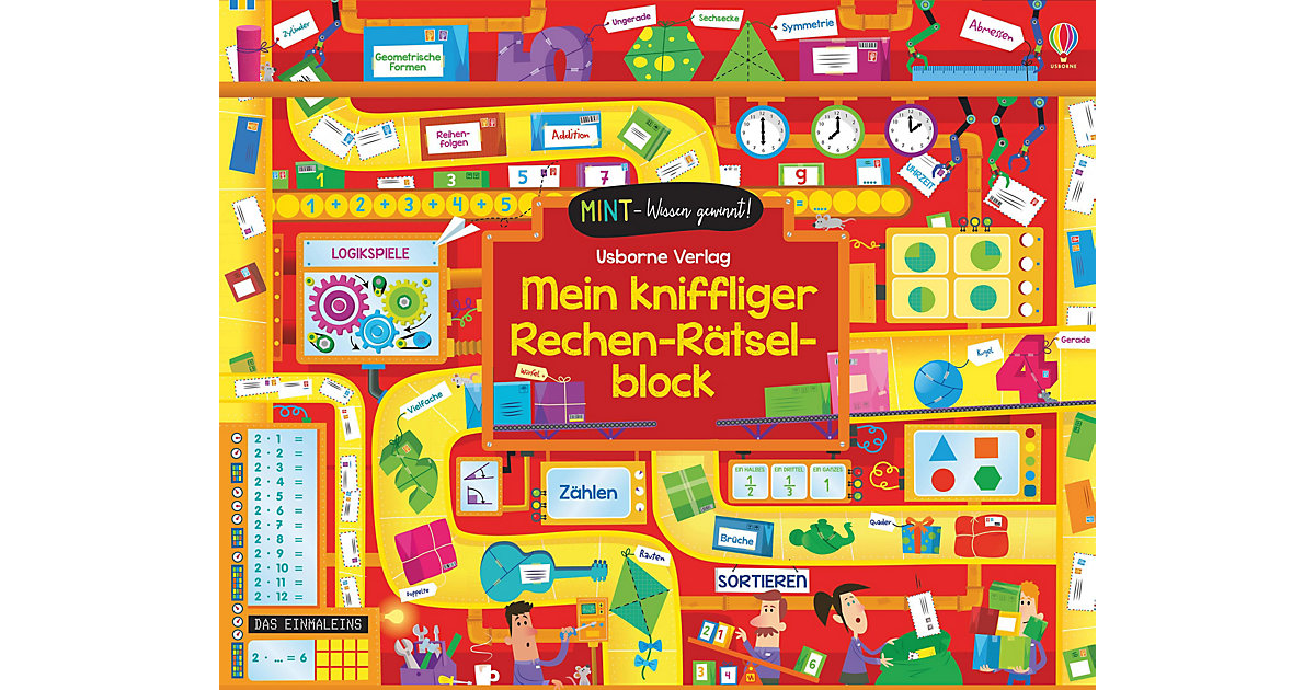 Buch - MINT: Wissen gewinnt! Mein kniffliger Rechen-Rätselblock Buch - MINT: Wissen gewinnt! Mein kniffliger Rechen-Rätselblock von Usborne Verlag
