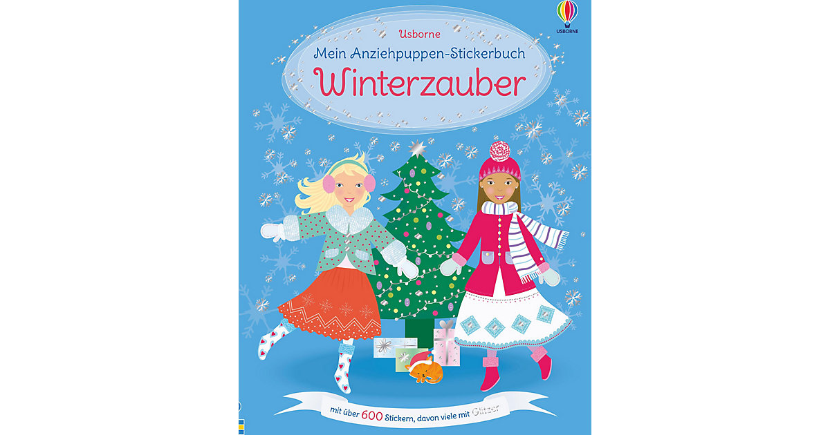 Buch - Mein Anziehpuppen-Stickerbuch: Winterzauber von Usborne Verlag