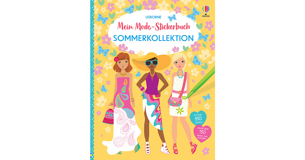 Buch - Mein Mode-Stickerbuch: Sommerkollektion Buch - Mein Mode-Stickerbuch: Sommerkollektion von Usborne Verlag