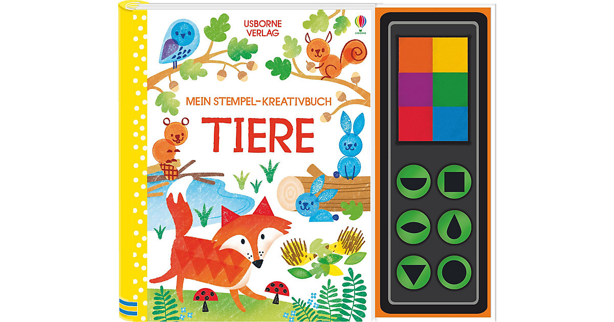 Buch - Mein Stempel-Kreativbuch: Tiere Buch - Mein Stempel-Kreativbuch: Tiere von Usborne Verlag
