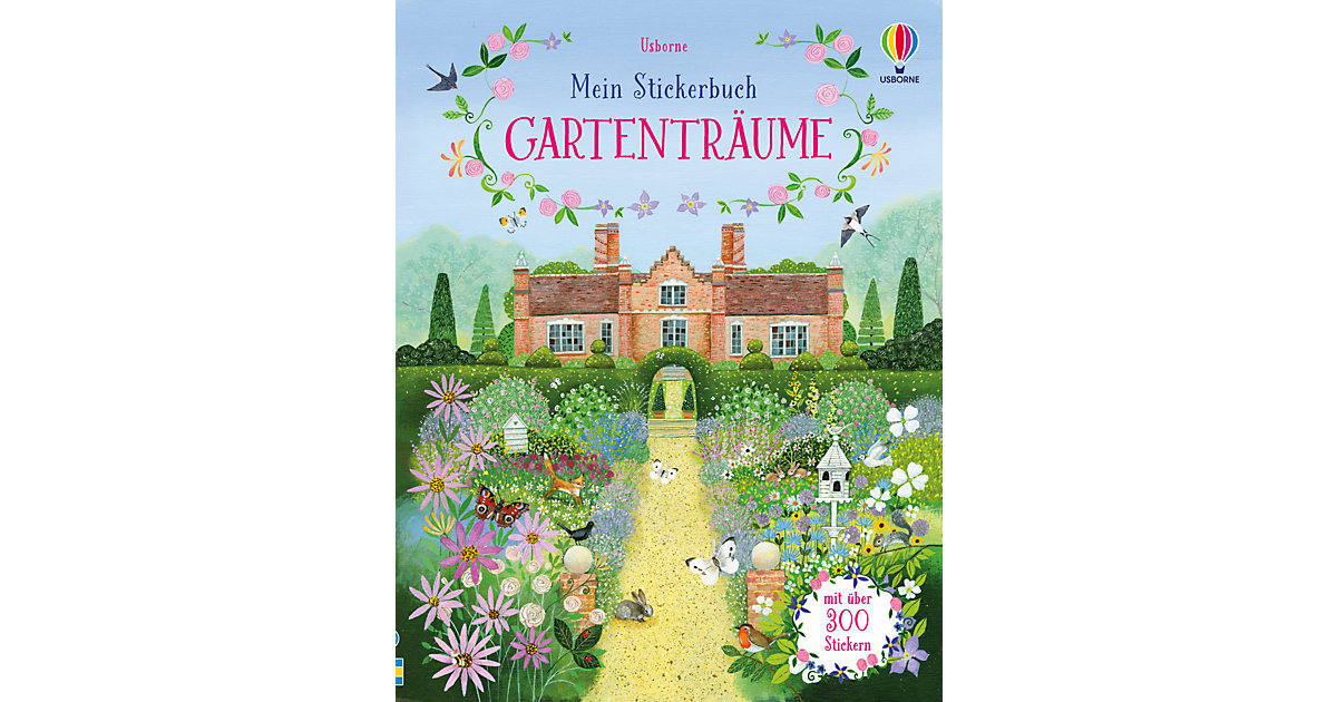Buch - Mein Stickerbuch: Gartenträume Buch - Mein Stickerbuch: Gartenträume von Usborne Verlag
