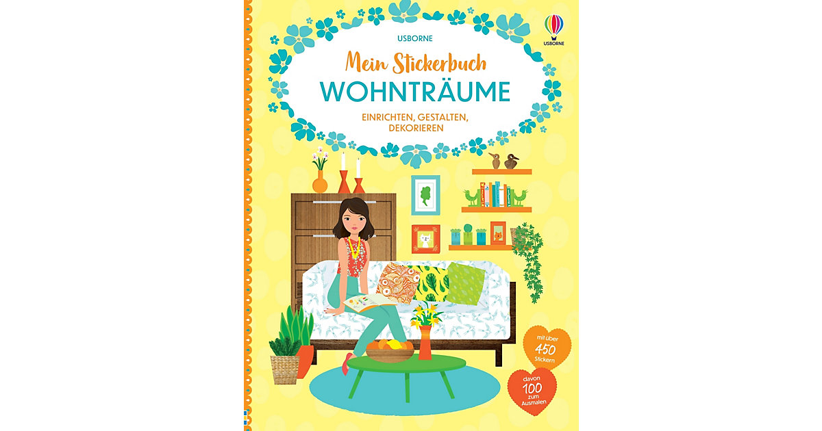 Buch - Mein Stickerbuch: Wohnträume Buch - Mein Stickerbuch: Wohnträume von Usborne Verlag