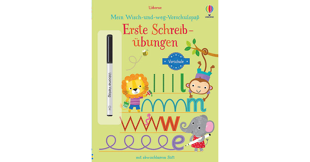 Buch - Mein Wisch-und-weg-Vorschulspaß: Erste Schreibübungen von Usborne Verlag
