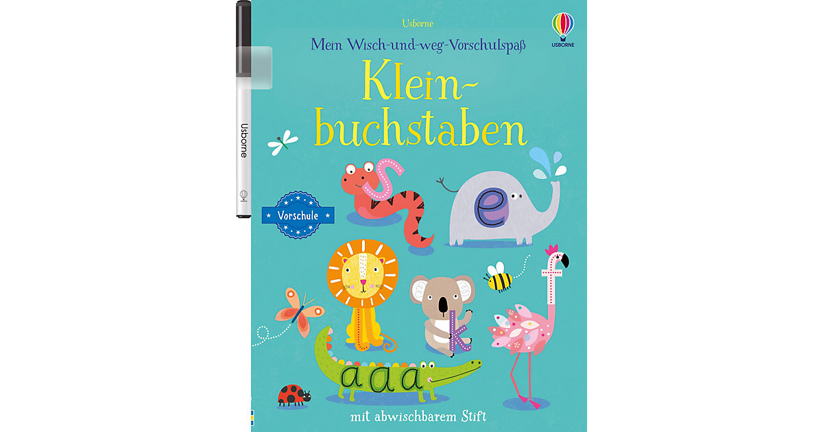 Buch - Mein Wisch-und-weg-Vorschulspaß: Kleinbuchstaben Buch - Mein Wisch-und-weg-Vorschulspaß: Kleinbuchstaben von Usborne Verlag