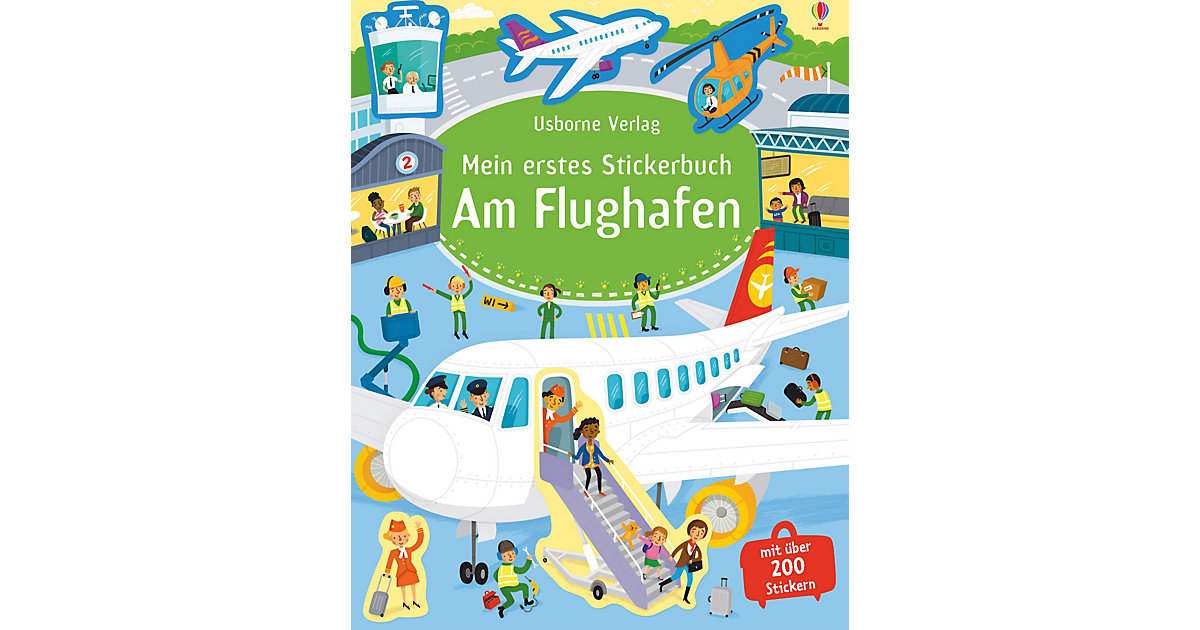 Buch - Mein erstes Stickerbuch: Am Flughafen Buch - Mein erstes Stickerbuch: Am Flughafen von Usborne Verlag