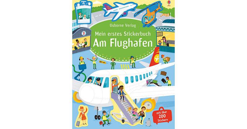 Buch - Mein erstes Stickerbuch: Am Flughafen von Usborne Verlag