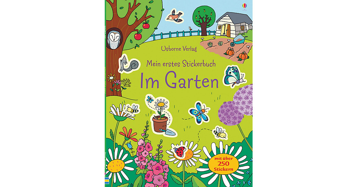 Buch - Mein erstes Stickerbuch: Im Garten von Usborne Verlag