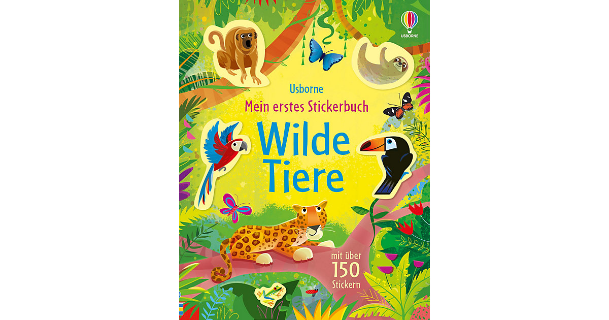 Buch - Mein erstes Stickerbuch: Wilde Tiere von Usborne Verlag