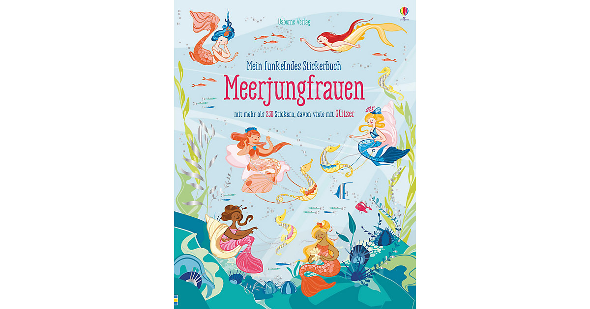 Buch - Mein funkelndes Stickerbuch: Meerjungfrauen Buch - Mein funkelndes Stickerbuch: Meerjungfrauen von Usborne Verlag