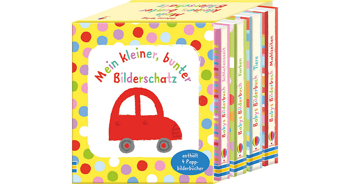 Buch - Mein kleiner, bunter Bilderschatz, 4 Bücher im Schuber Buch - Mein kleiner, bunter Bilderschatz, 4 Bücher im Schuber von Usborne Verlag