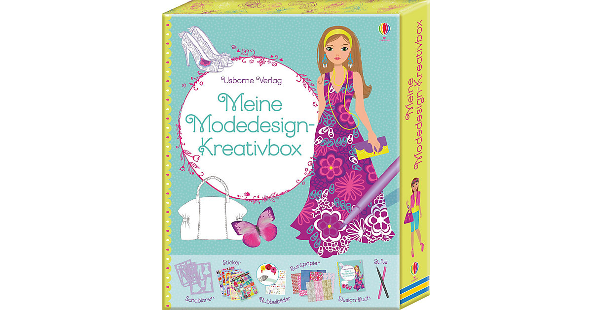 Buch - Meine Modedesign-Kreativbox Buch - Meine Modedesign-Kreativbox von Usborne Verlag
