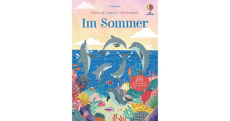 Buch - Meine glitzernde Stickerwelt: Im Sommer von Usborne Verlag