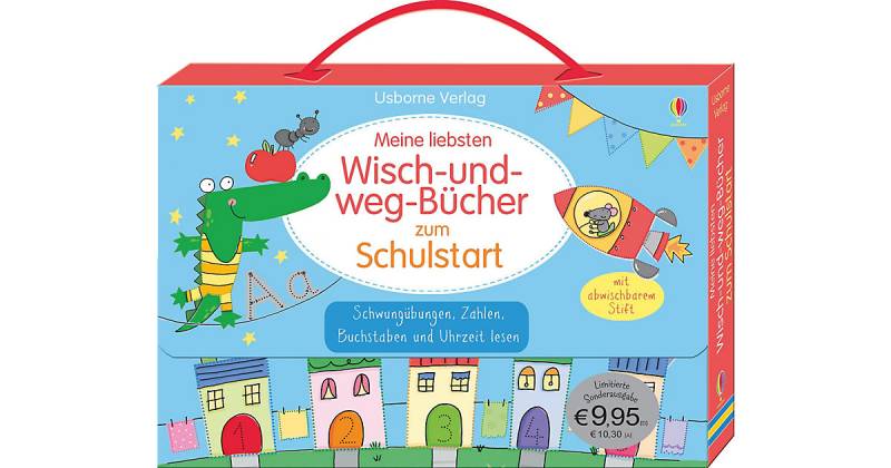 Buch - Meine liebsten Wisch-und-weg-Bücher zum Schulstart, 4 Bde. von Usborne Verlag