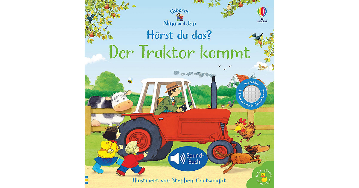 Buch - Nina und Jan - Hörst du das? Der Traktor kommt Buch - Nina und Jan - Hörst du das? Der Traktor kommt von Usborne Verlag