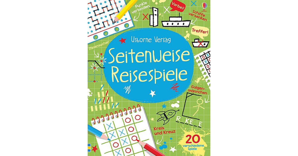 Buch - Seitenweise Reisespiele Buch - Seitenweise Reisespiele von Usborne Verlag