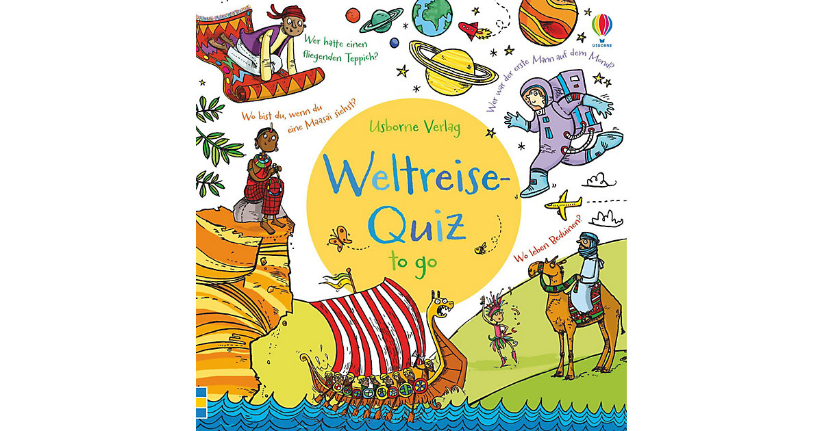 Buch - Weltreise-Quiz to go Buch - Weltreise-Quiz to go von Usborne Verlag