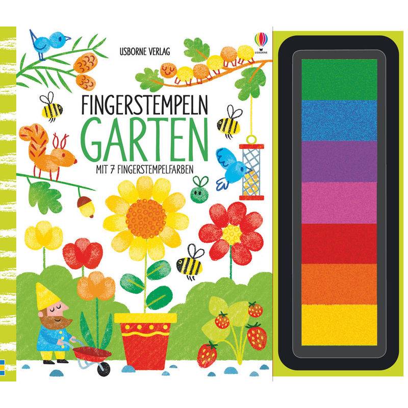 Fingerstempeln - Garten von Usborne Verlag