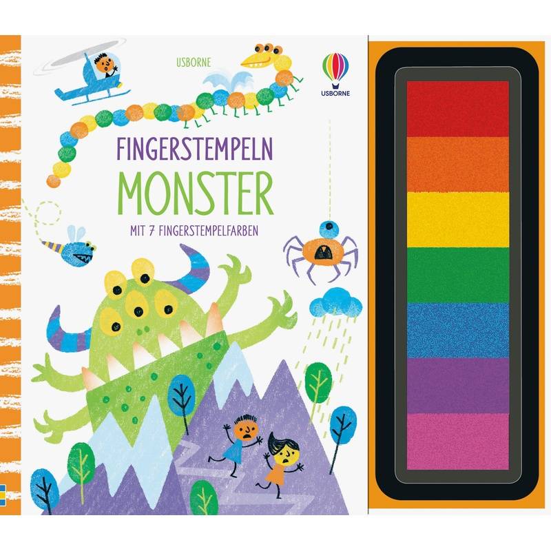 Fingerstempeln: Monster von Usborne Verlag