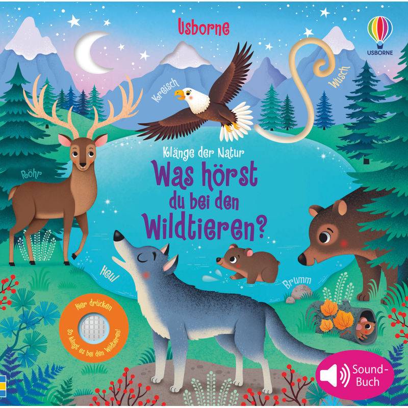 Klänge der Natur: Was hörst du bei den Wildtieren? von Usborne Verlag