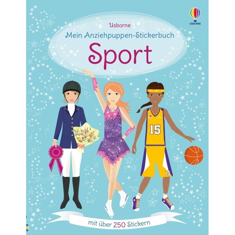 Mein Anziehpuppen-Stickerbuch: Sport von Usborne Verlag