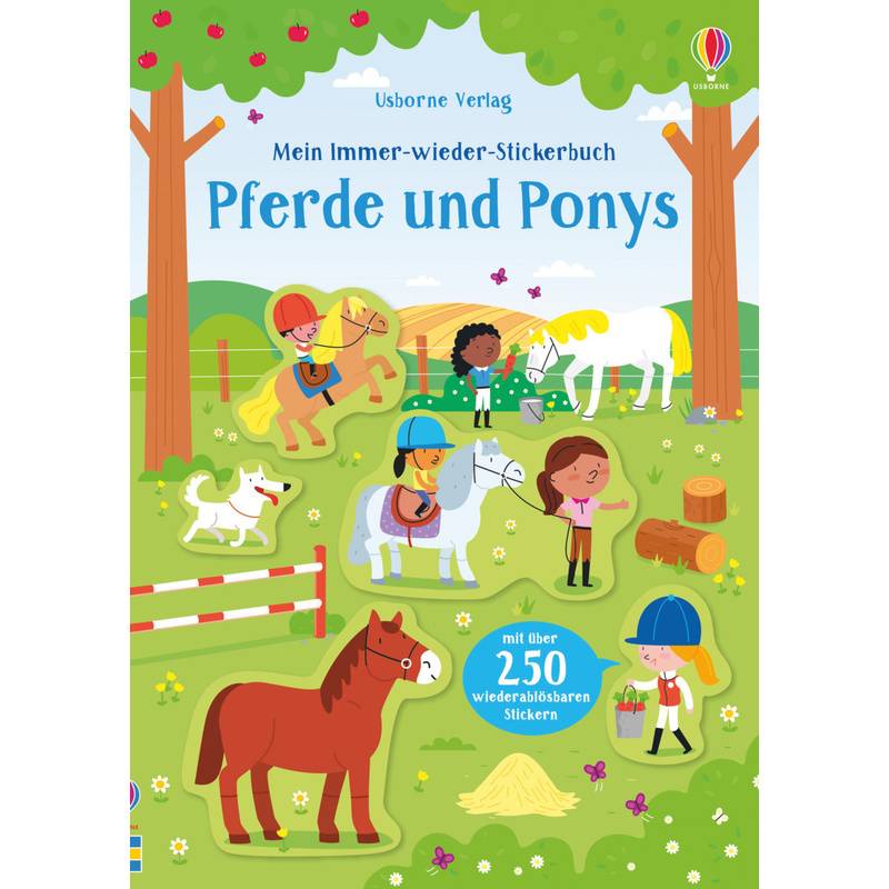 Mein Immer-wieder-Stickerbuch: Pferde und Ponys von Usborne Verlag