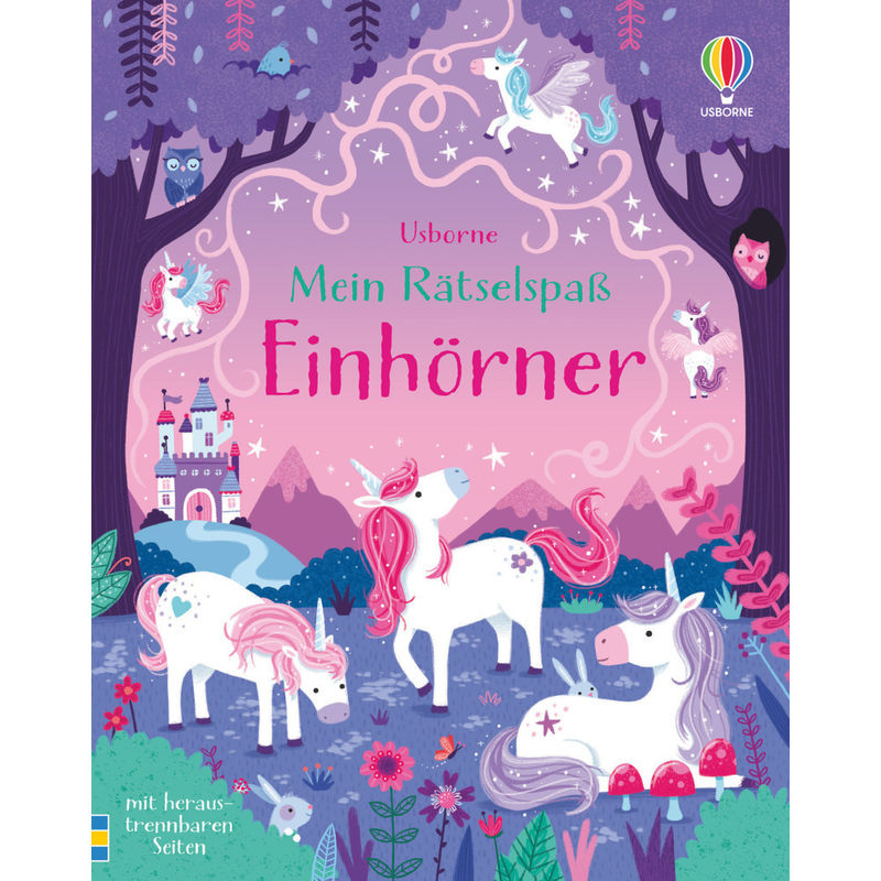 Usborne Mitmach-Blöcke / Mein Rätselspaß: Einhörner von Usborne Verlag