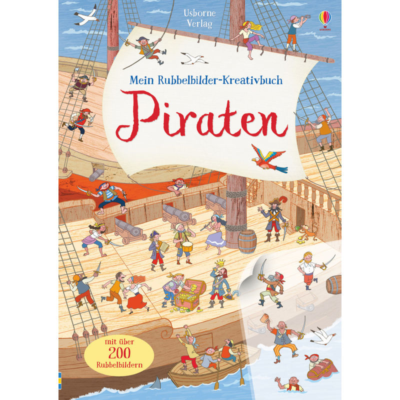 Mein Rubbelbilder-Kreativbuch: Piraten von Usborne Verlag