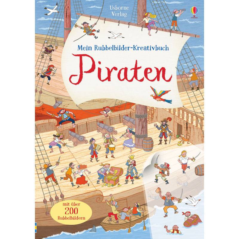 Mein Rubbelbilder-Kreativbuch: Piraten von Usborne Verlag