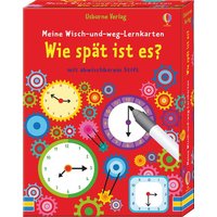 Meine Wisch-und-weg-Lernkarten: Wie spät ist es? Meine Wisch-und-weg-Lernkarten: Wie spät ist es? von Usborne Verlag