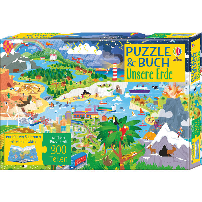 Puzzle-und-Buch-Reihe - Puzzle & Buch: Unsere Erde von Usborne Verlag