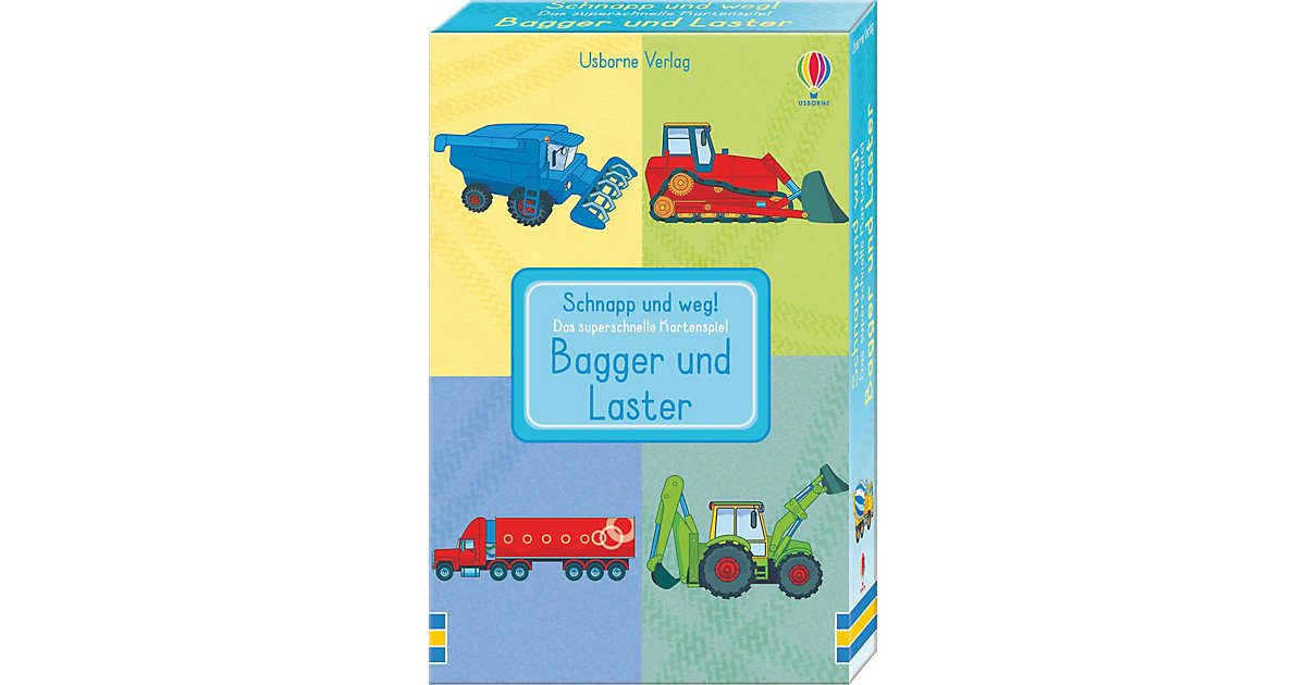 Schnapp und weg! Das superschnelle Kartenspiel: Bagger und Laster Schnapp und weg! Das superschnelle Kartenspiel: Bagger und Laster von Usborne Verlag