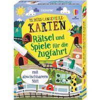 Tschüss-Langeweile-Karten: Rätsel und Spiele für die Zugfahrt von Usborne Publishing