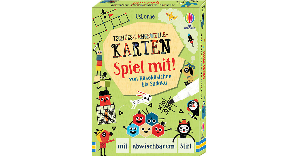 Tschüss-Langeweile-Karten: Spiel mit! von Usborne Verlag