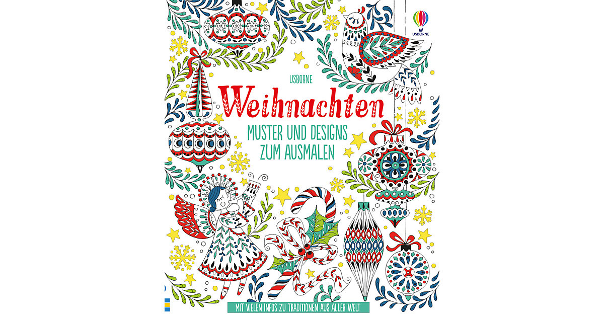 Weihnachten - Muster und Designs zum Ausmalen von Usborne Verlag