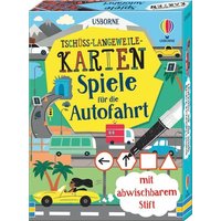 Tschüss-Langeweile-Karten: Spiele für die Autofahrt von Usborne