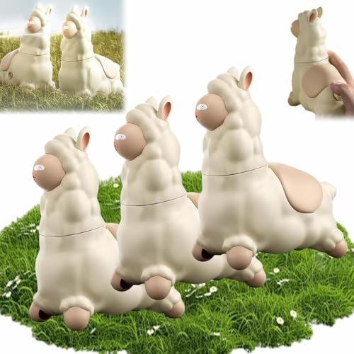 Spuckendes Lama Wasserspielzeug, Interaktiver Alpaka-Spritzer-Wasserspielzeug, Auslaufsicherer Parodie-Wassersprinkler, Lama-Spritzpistole Mit KopfschüTteln (3PCS) von Usper