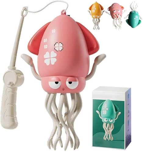 Usper Electric Dancing Octopus Toy, Magische Tanzende Krake Spielzeug Krake Kinder Elektrische PäDagogische Mit Led & Musik, Tanzendes Und Singendes Musikspielzeug FüR MäDchen Jungen (B Rosa) von Usper
