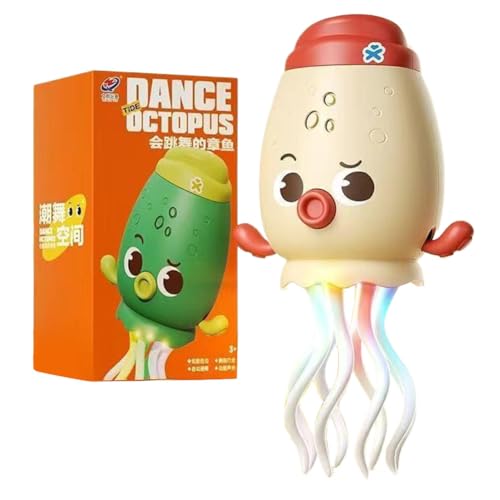 Usper Electric Dancing Octopus Toy, Magische Tanzende Krake Spielzeug Krake Kinder Elektrische PäDagogische Mit Led & Musik, Tanzendes Und Singendes Musikspielzeug FüR MäDchen Jungen (C Offenes Weiß) Usper Electric Dancing Octopus Toy, Magische Tanzende Krake Spielzeug Krake Kinder Elektrische PäDagogische Mit Led & Musik, Tanzendes Und Singendes Musikspielzeug FüR MäDchen Jungen (C Offenes Weiß) von Usper