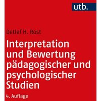 Interpretation und Bewertung pädagogischer und psychologischer Studien von Utb GmbH